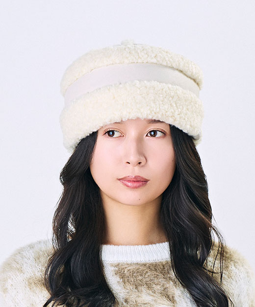 OFF WHITE　モデル頭囲：54cm